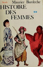 Couverture — Histoire des femmes (1968)