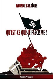 Couverture — Qu’est-ce que le fascisme ? (1961)